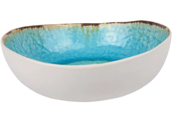 Laguna Azzurro Salatschüssel organisch, 21x20x6.5cm