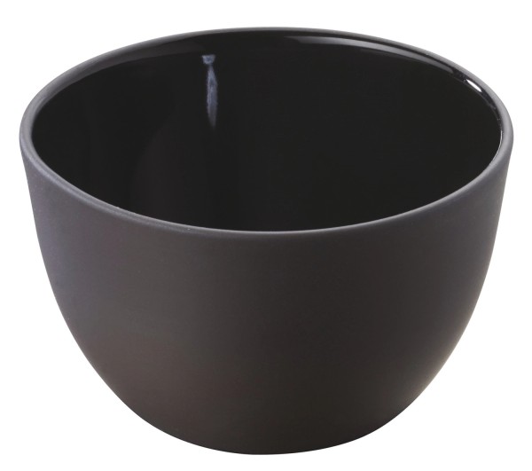 Schüssel, Ø11cm H:6.7cm, schwarz brillant