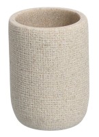 Zahnputzbecher Natural beige