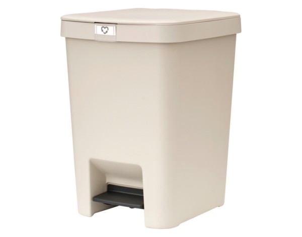 Treteimer StepUp soft beig.25l