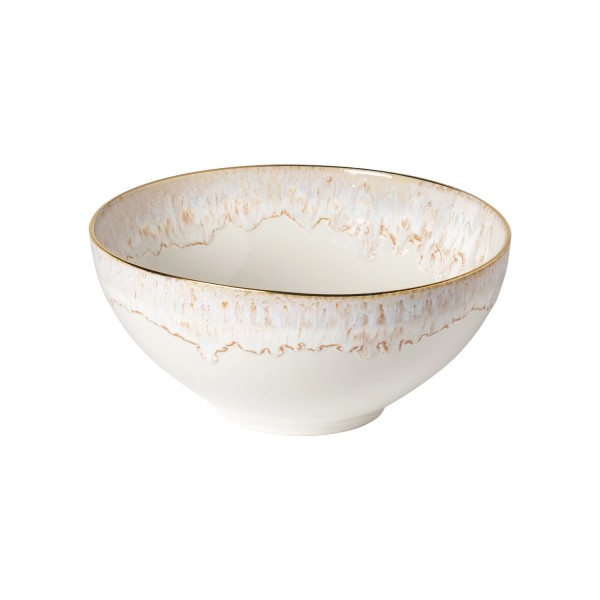 Taormina Schale 2.28l D23.6cm H10.6cm weiss & gold
