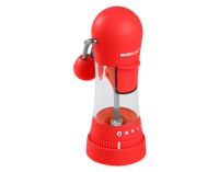 Gewürzmühle m.Fuss 6x8.5 rot