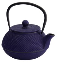 Arare Teekanne Gusseisen 0.8L blau