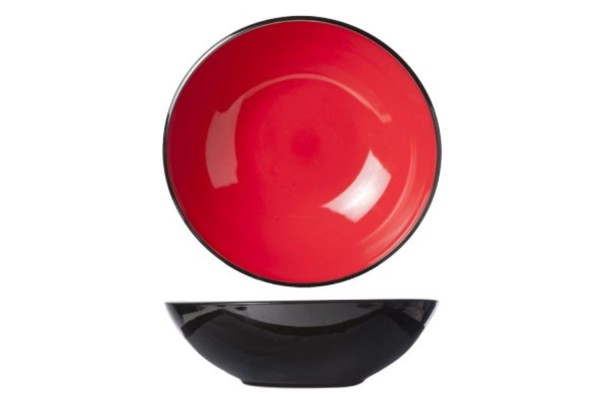 Finesse red, Salatschüssel D 33x10cm