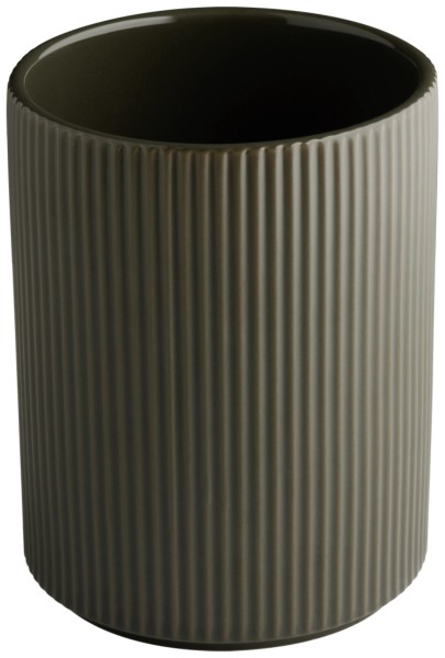 The Grid Dressingtopf D12.5cm H16.5cm braun
