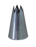 Spritztülle Stern D6 Edelstahl