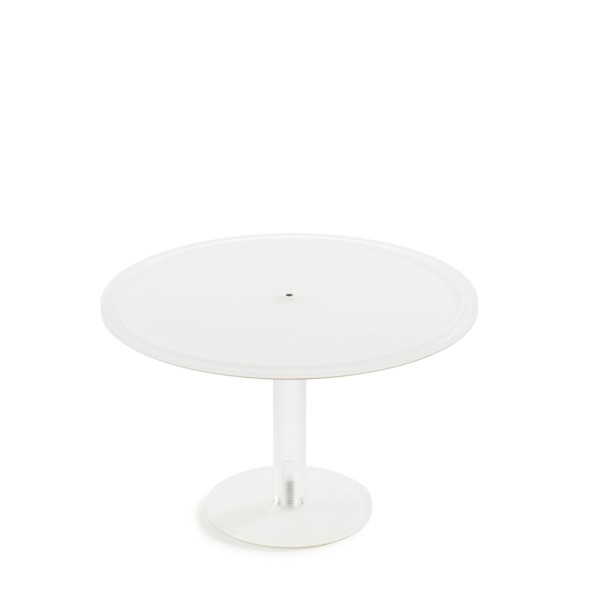Sweety Tortenplatte auf Fuss D33cm weiss Nacryl