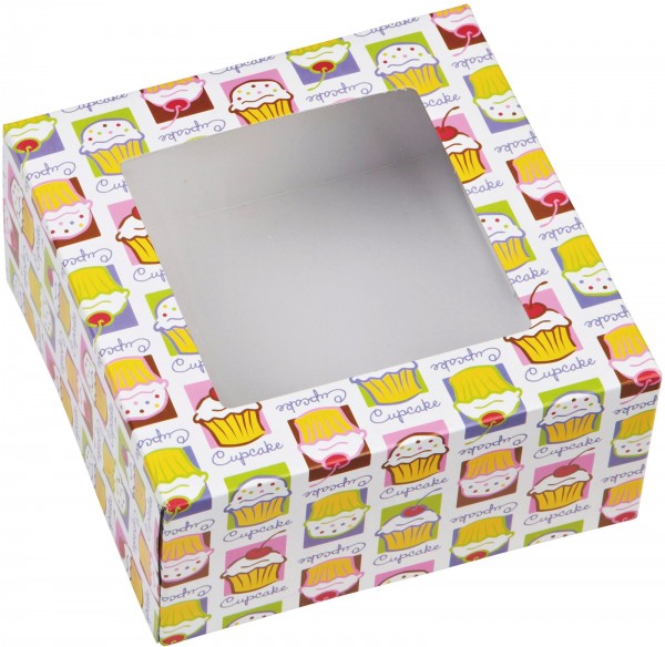 Cupcake Box für 4 Stück, Cupcake Heaven