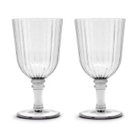2er Set Gläser aus Acryl 460ml, transparent