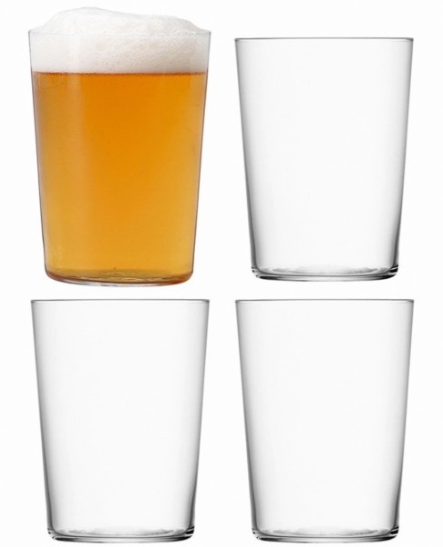 4er Set Gio Trinkbecher gross 560ml transparent