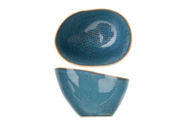 Aicha blau, Schüssel 15 x 12.5 x 7-8.5cm