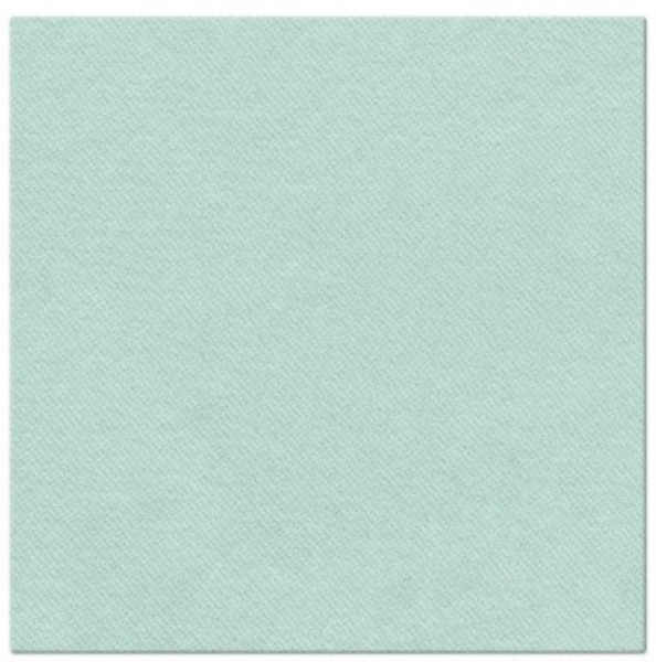Servietten Dinner 50x Monocolor light mint, 40x40cm