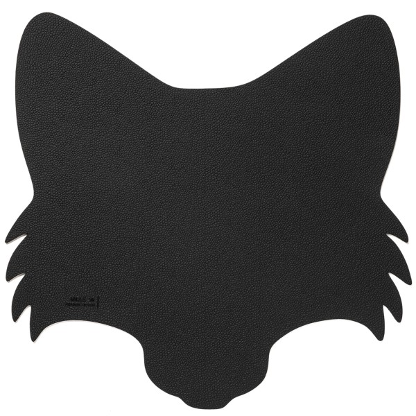 Tischset fuchs schwarz