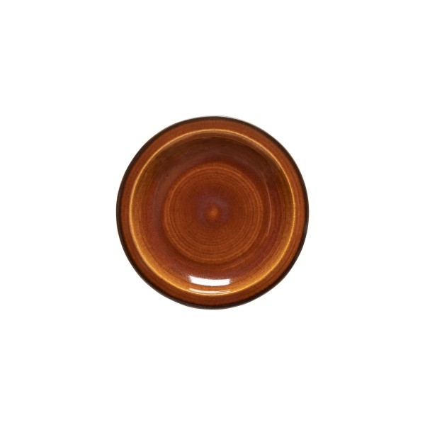 Poterie Teller flach D20.4cm H2.8cm caramel
