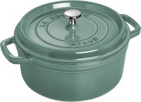 Cocotte 26cm, rund, Eucalyptus , Gusseisen 5.25l
