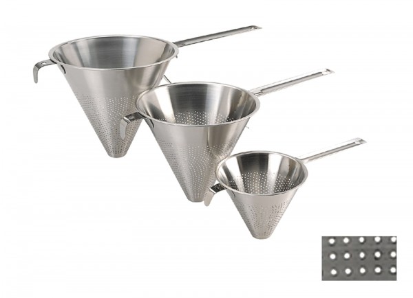 Spitzsieb Ø 10cm, Perforierung 1.5mm
