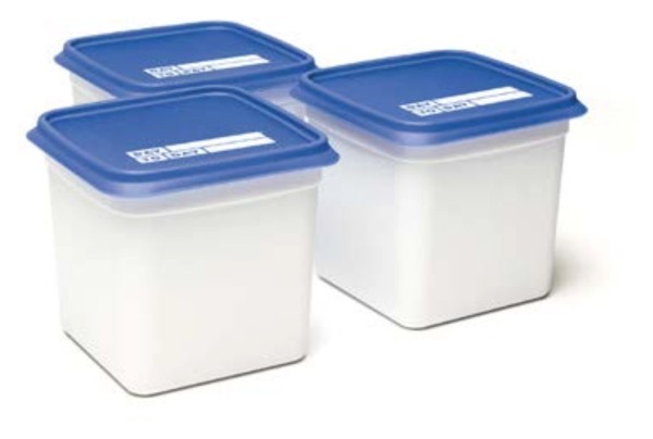 Alaska 3Stk. Gefrierbox 1200ml Cobalt Blue