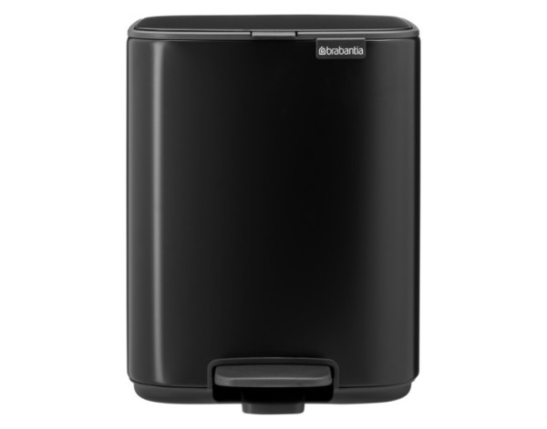 Treteimer Bo matt black 7 l