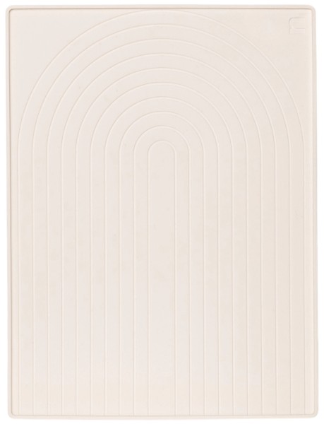 Abtropfmatte 30x40cm Silikon weiss