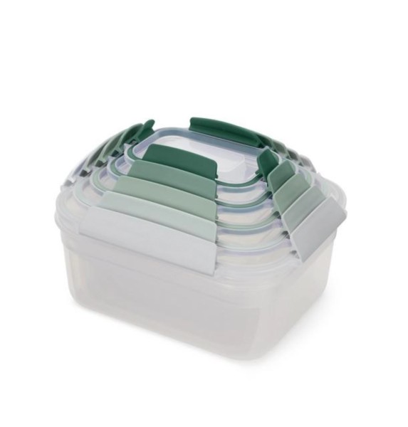 Nest Lock Sage Vorratsdosenset 5tlg., 20x16.3cm