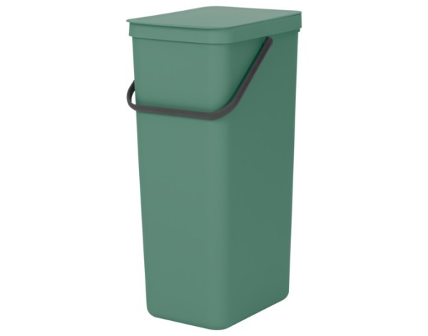Abfallbeh. Sort&Go green 40l
