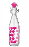 Dot Dot Glasflasche fuchsia, 1 lt