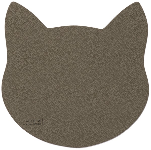 Napfunterlage katze 22x16cm S grau