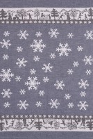 SCHNEEFLÖCKLI KÜCHENTUCH KULTSCHTOFF marine