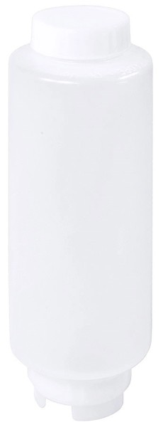 Saucenflaschen aus PP weiss, 21x7.5 cm - 0.7l