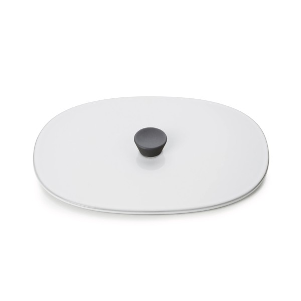 Caractère Deckel für Platte 26X18,5 Kumuluswolke Weiss