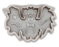 Ausstecher Fledermaus 6cm grau
