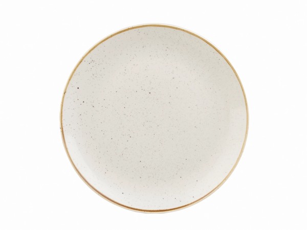 Stonecast Barley White Coupe Teller flach 23.2cm