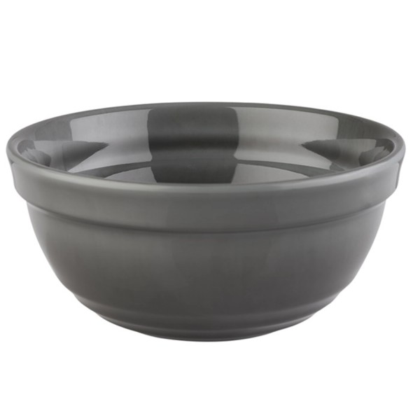 Schale EMMA D14cm H6.5cm Melamin grau