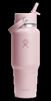 Trinkflasche Travel Wide Flex Deckel Strohhalm 945ml trilli