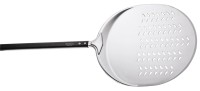 Pizzaschieber Alu rund perforiert 30cm Länge total 94cm