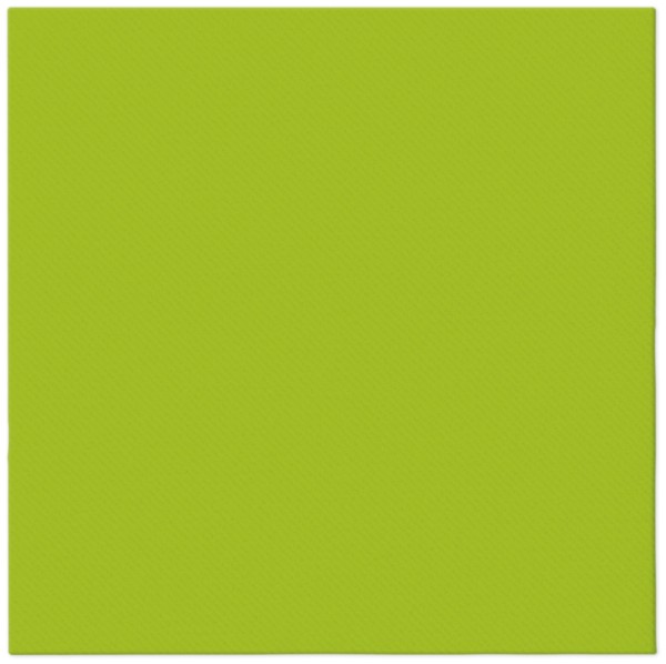Servietten Dinner 50x Monocolor lime 40x40cm