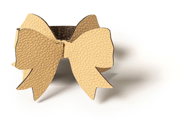 Serviettenring schleife beige