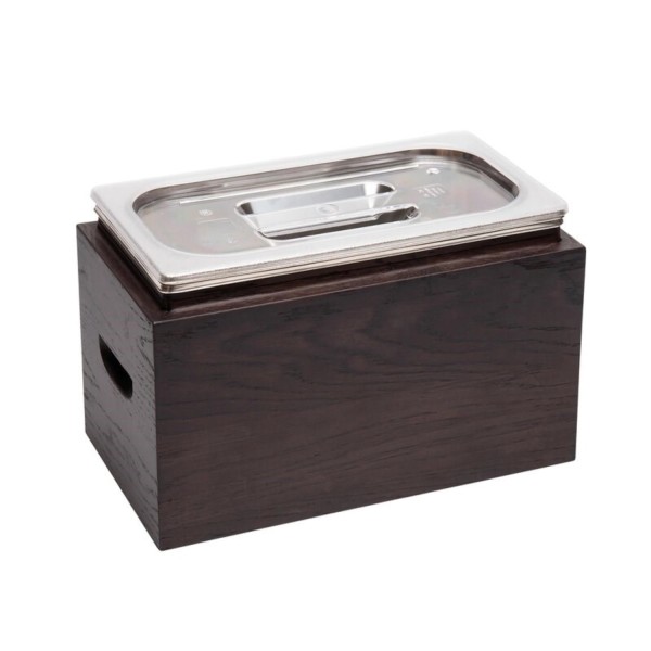 SMILE Eisbehälter doppelwandig 34x19x19cm Wenge