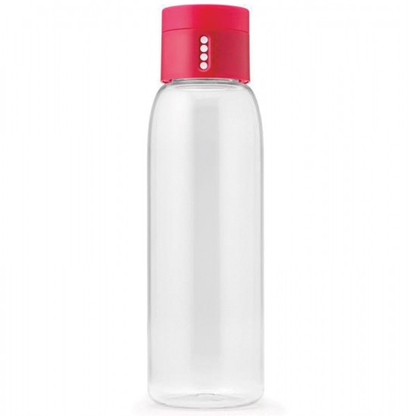 Dot Trinkflasche, transp. pink, 600 ml
