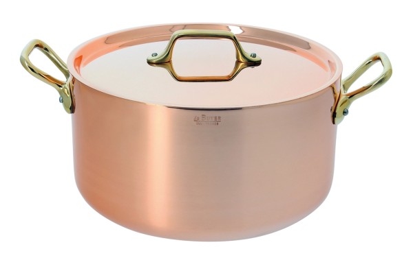 INOCUIVRE Bratentopf klein Kupfer/Edelst. D:10cm Deckel