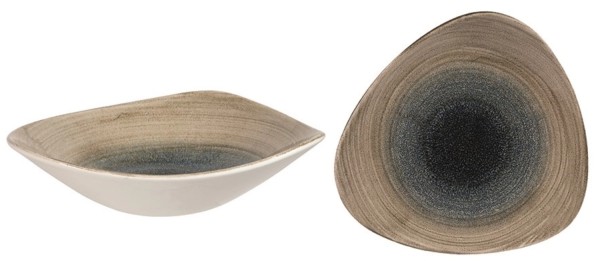 Stonecast Aqueous Bayou Triangel Teller flach 19.2cm