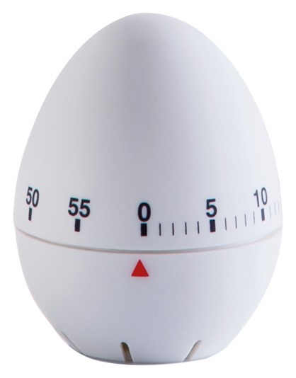 Timer Ei weiss ø6x7.5cm
