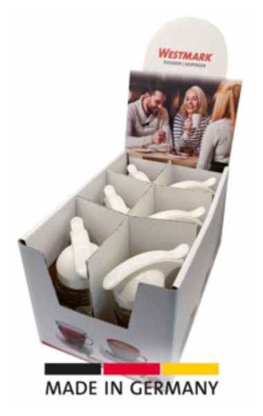 Display mit 6 Stk. Sahnespender Paris-Standard