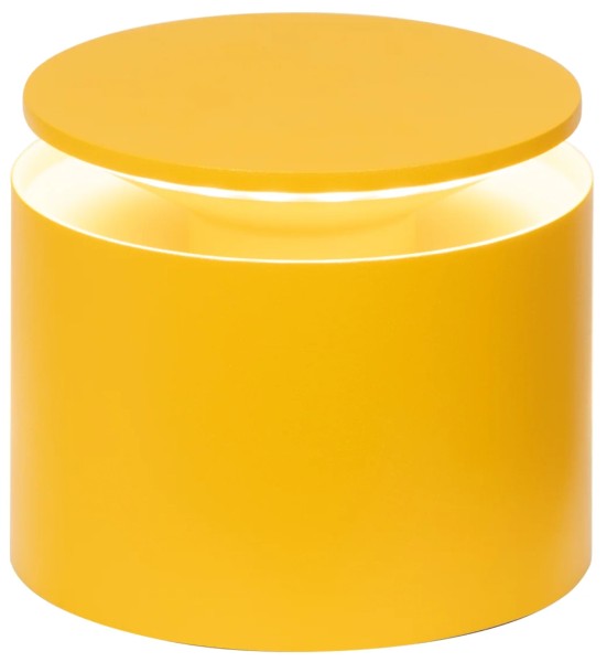 Push-Up Tischlampe D12x8.3cm gelb