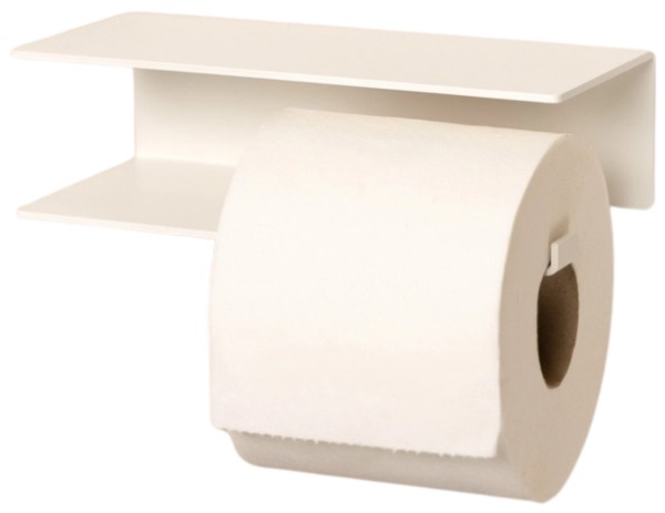 Toilettenpapierhalter rechts weiss