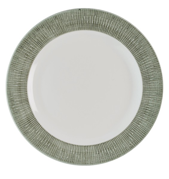 Bamboo Spinwash Alpine Teller halbtief Fahne schmal 30.5cm