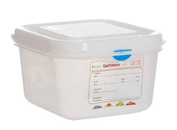 Frischhaltebox GN1/6 100mm 1.7lt mit Deckel und Clips