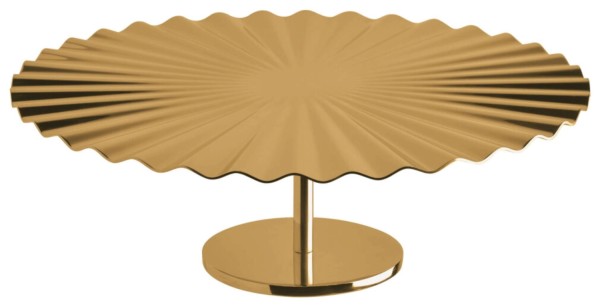 Kyma Etagere D28cm, H8.5cm PVD Gold