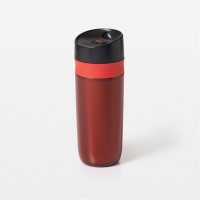 Travel Mug doppelwandig, rot, 0.45 lt