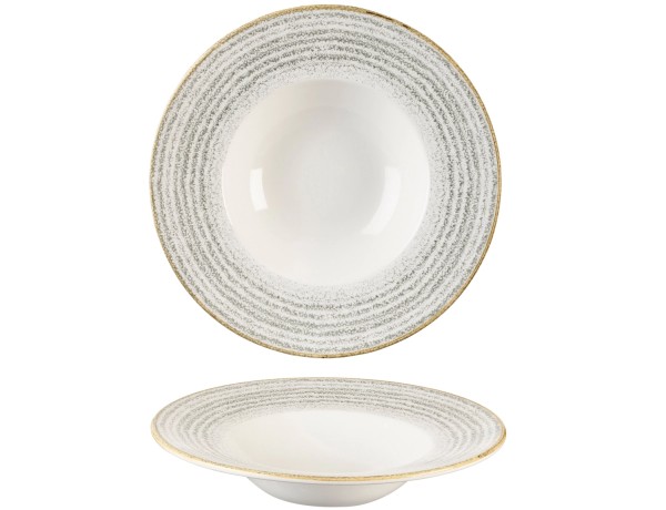 S.P. Homespun Stone Grey Teller tief Fahne 24cm